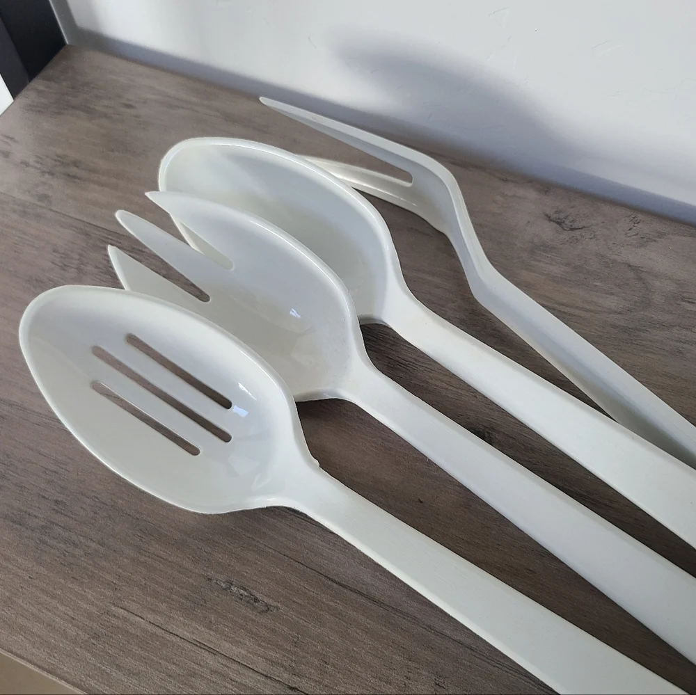 Vintage Tailor Made Cooking Utensil Set, Cooking Spoons, Serving Utensils,